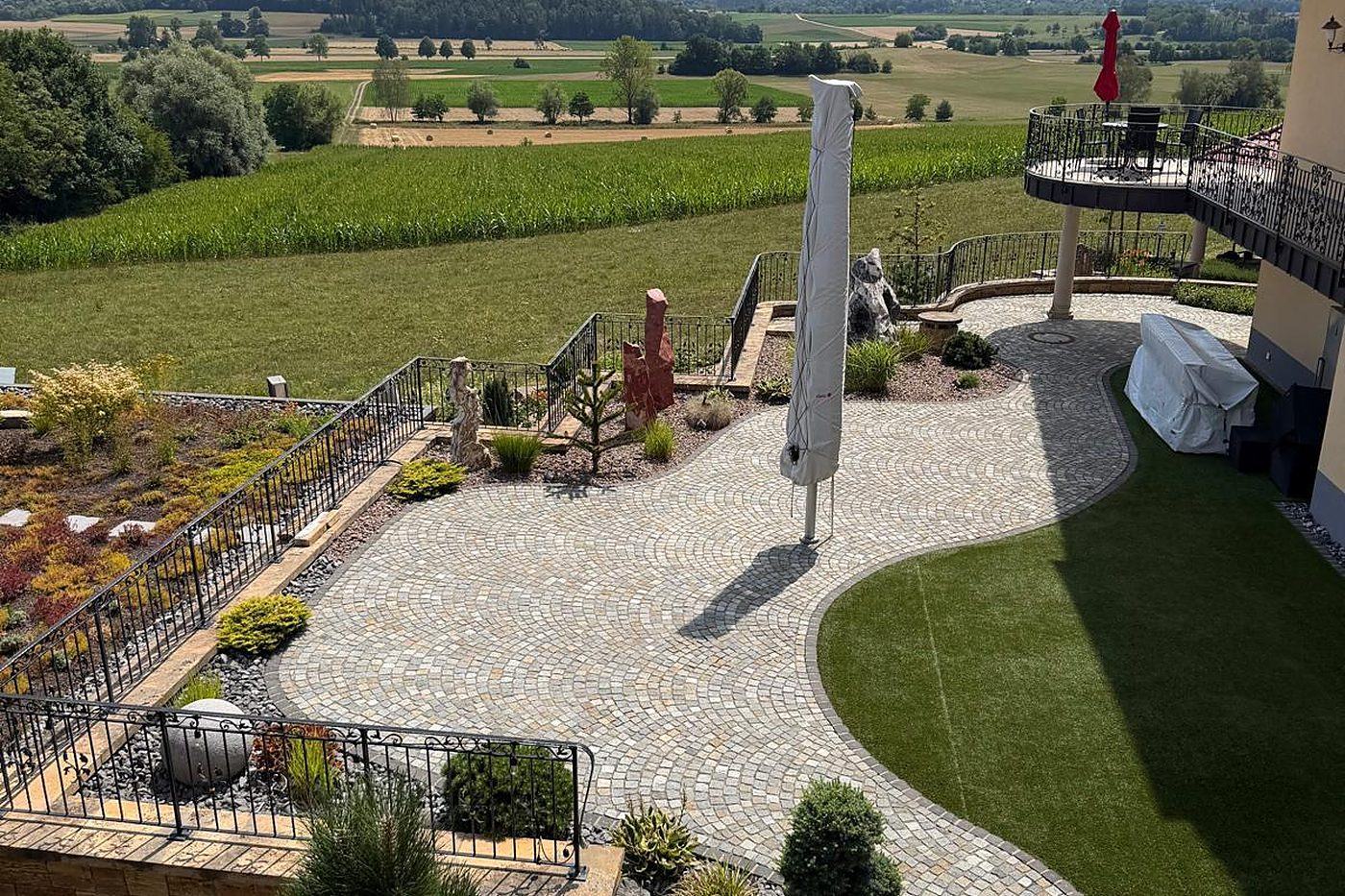 Nachher: Gartenidylle