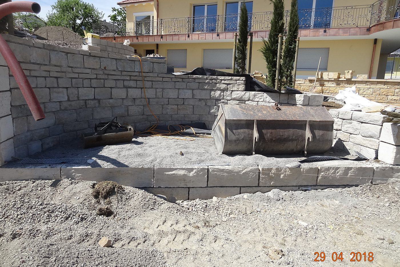 Vorher: Baustelle