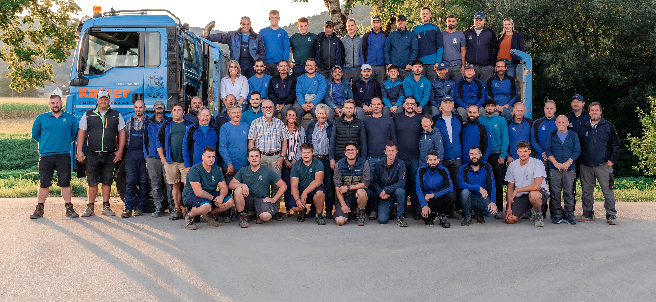 Das Team der KAISER Tief- und Pflasterbau GmbH