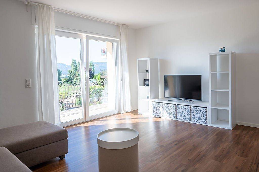 Wohnzimmer einer Ferienwohnung